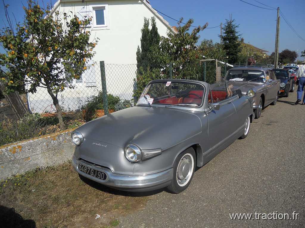 2011_rustenhart (80).jpg - 02/10/2011 - 68740 RUSTENHART 31ème Randonnée Internationale des Vendanges - PANHARD PL17 Cabriolet